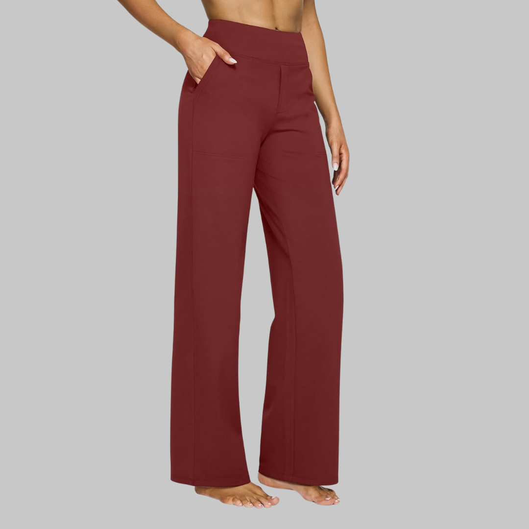 Pantalon Taille Haute – Confort Absolu et Élégance Naturelle