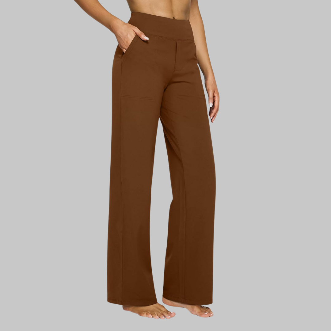 Pantalon Taille Haute – Confort Absolu et Élégance Naturelle