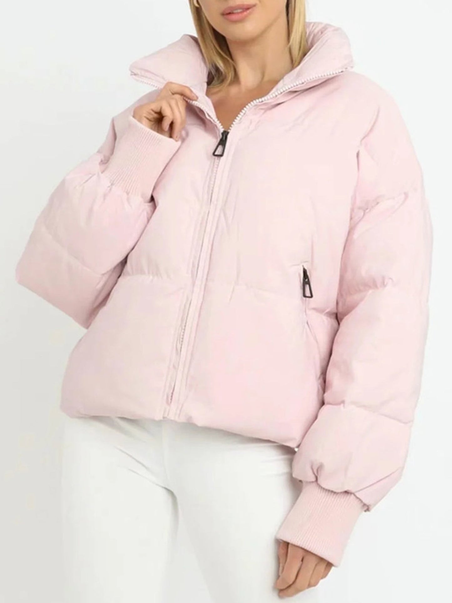 Veste Puffer Croppée – Chaleur & Design Élégant