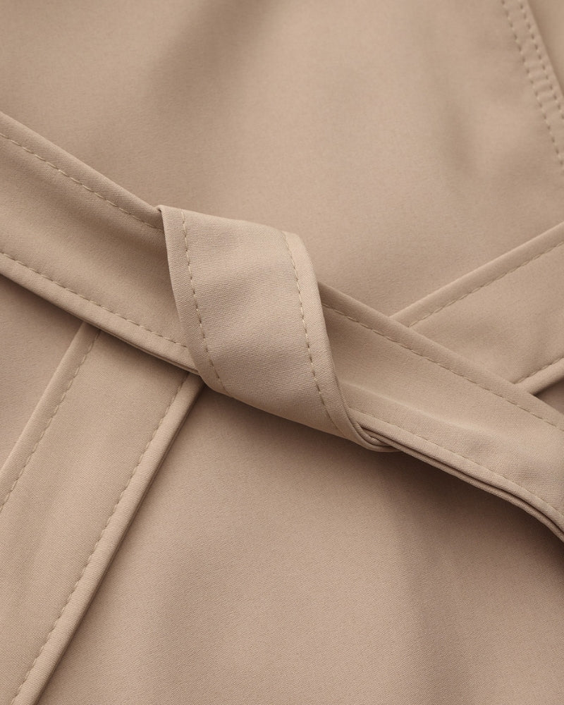 Trench Élégant – Coupe Longue et Design Confortable