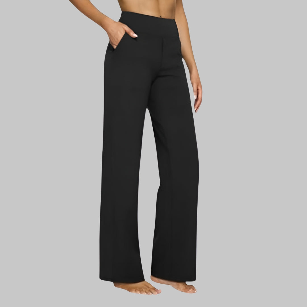 Pantalon Taille Haute – Confort Absolu et Élégance Naturelle