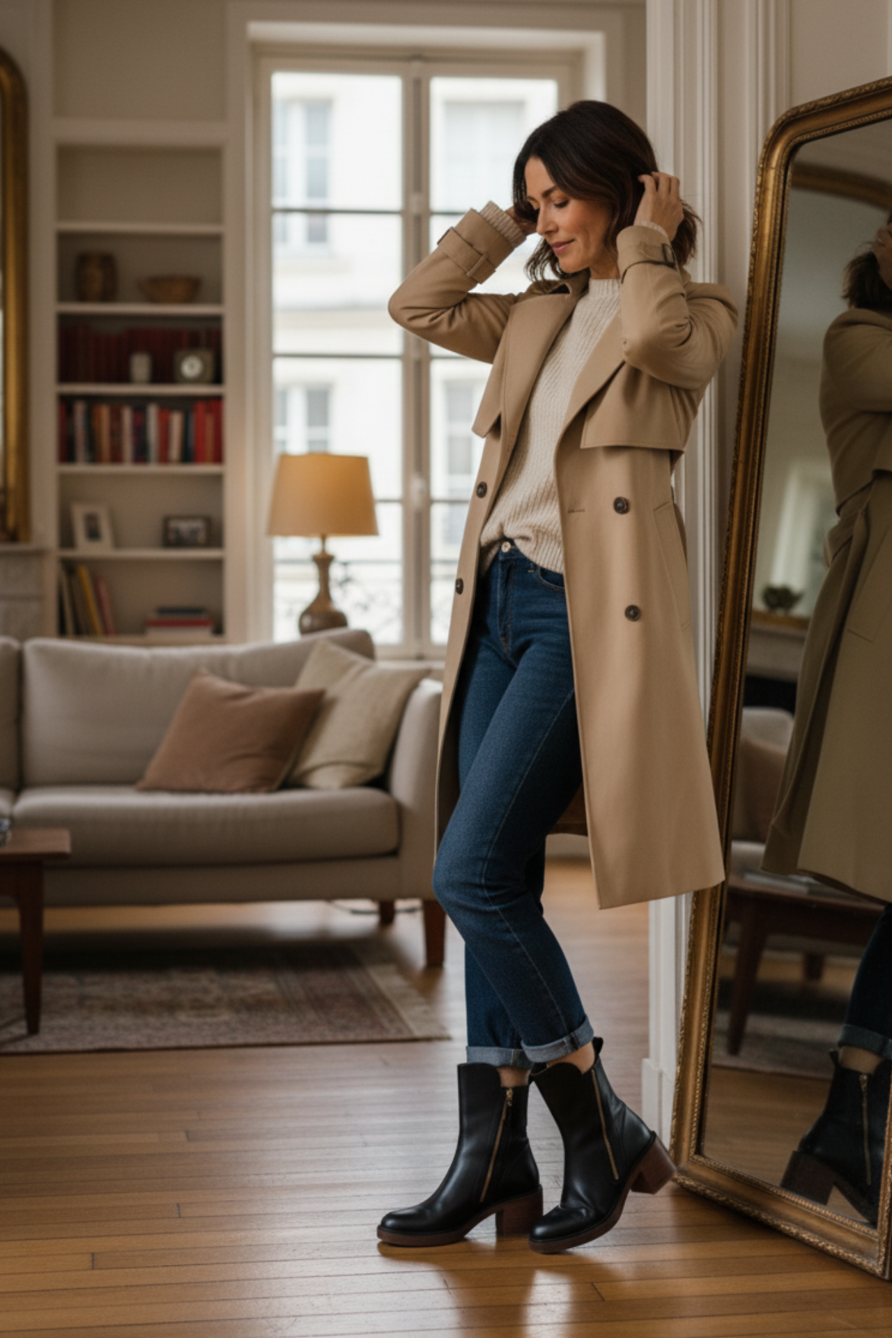 Bottines élégantes – Confort, hauteur & imperméabilité