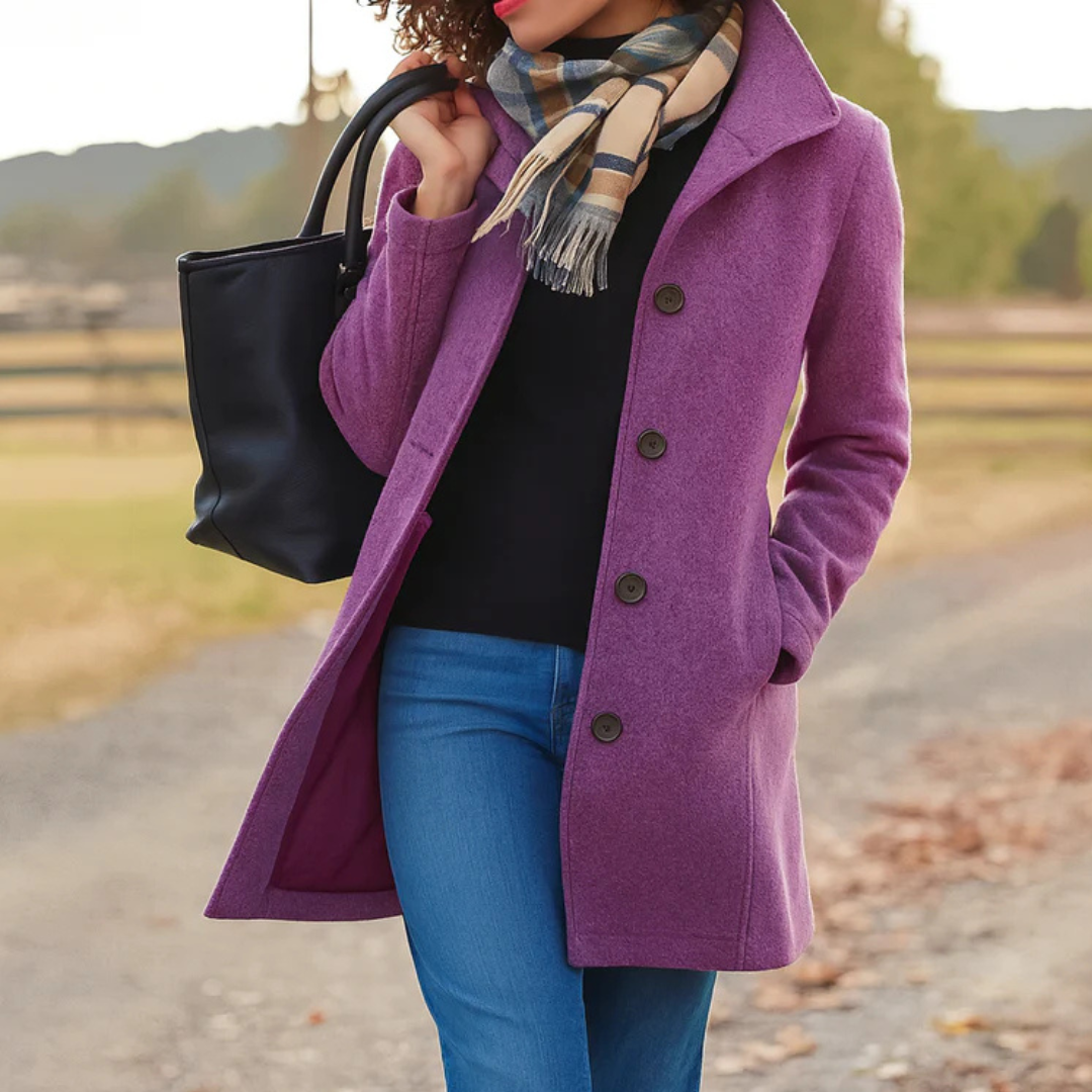 Manteau long en laine – élégance intemporelle et chaleur assurée