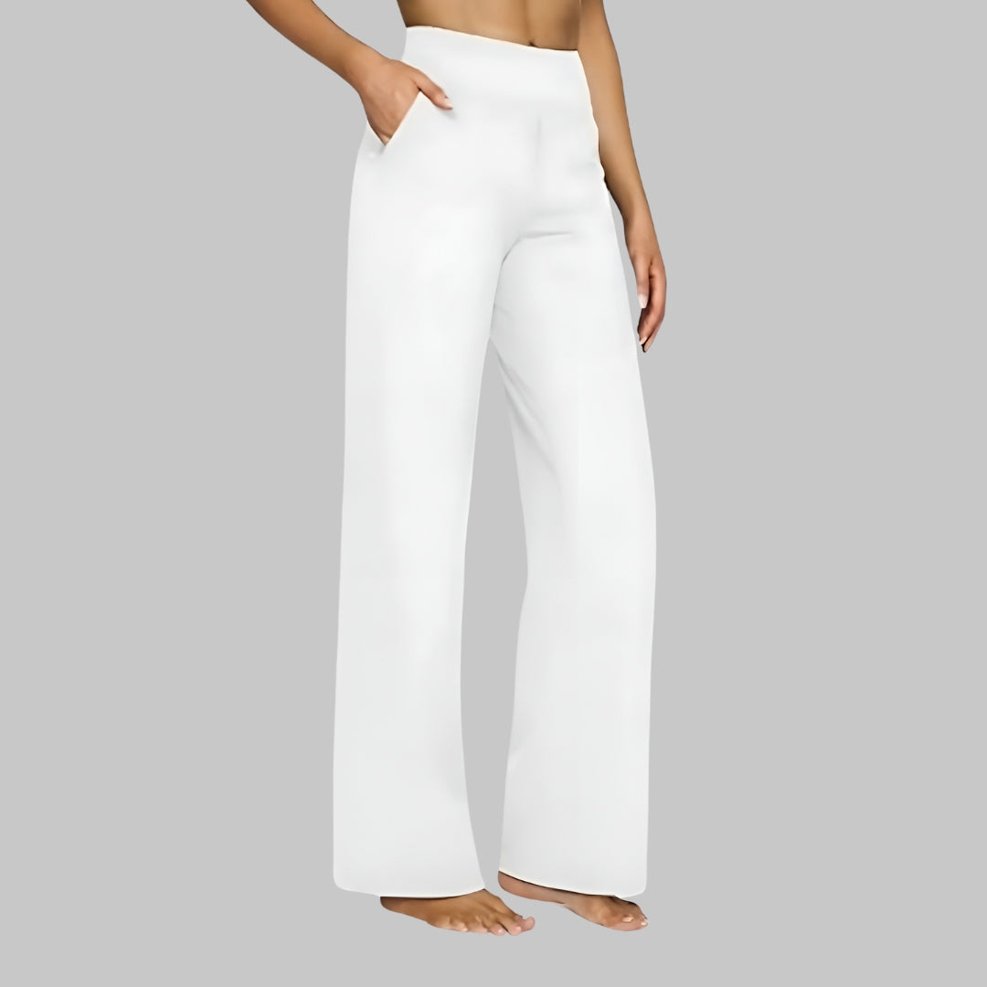 Pantalon Taille Haute – Confort Absolu et Élégance Naturelle