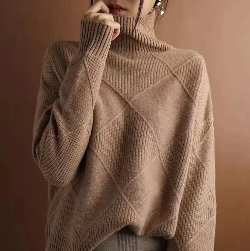 Pull Col Roulé – Chaleur Douce et Élégance Intemporelle