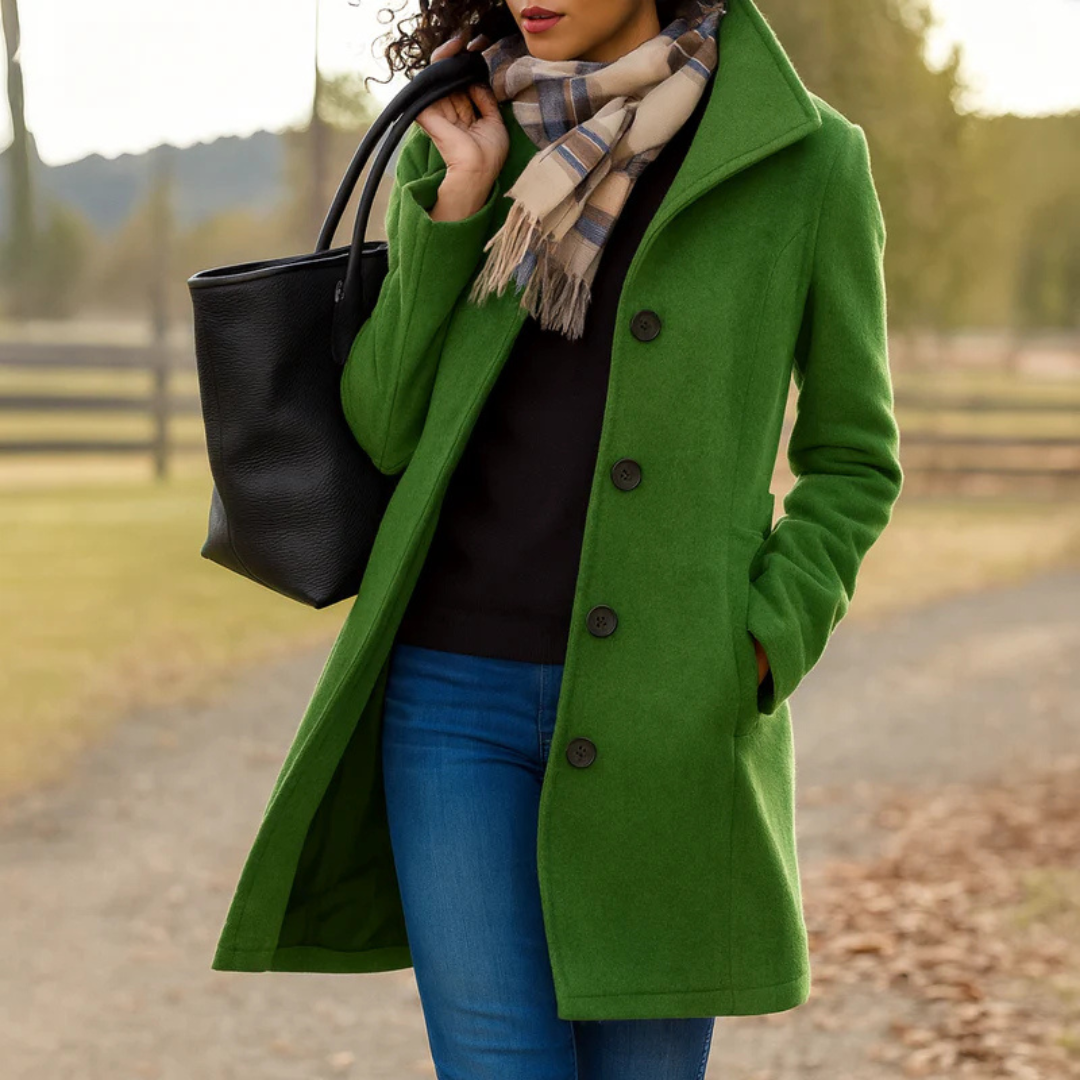 Manteau long en laine – élégance intemporelle et chaleur assurée