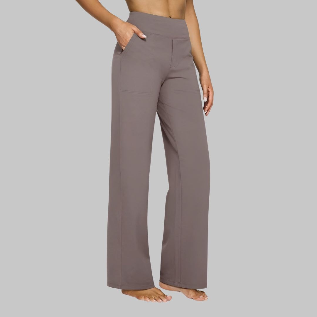 Pantalon Taille Haute – Confort Absolu et Élégance Naturelle