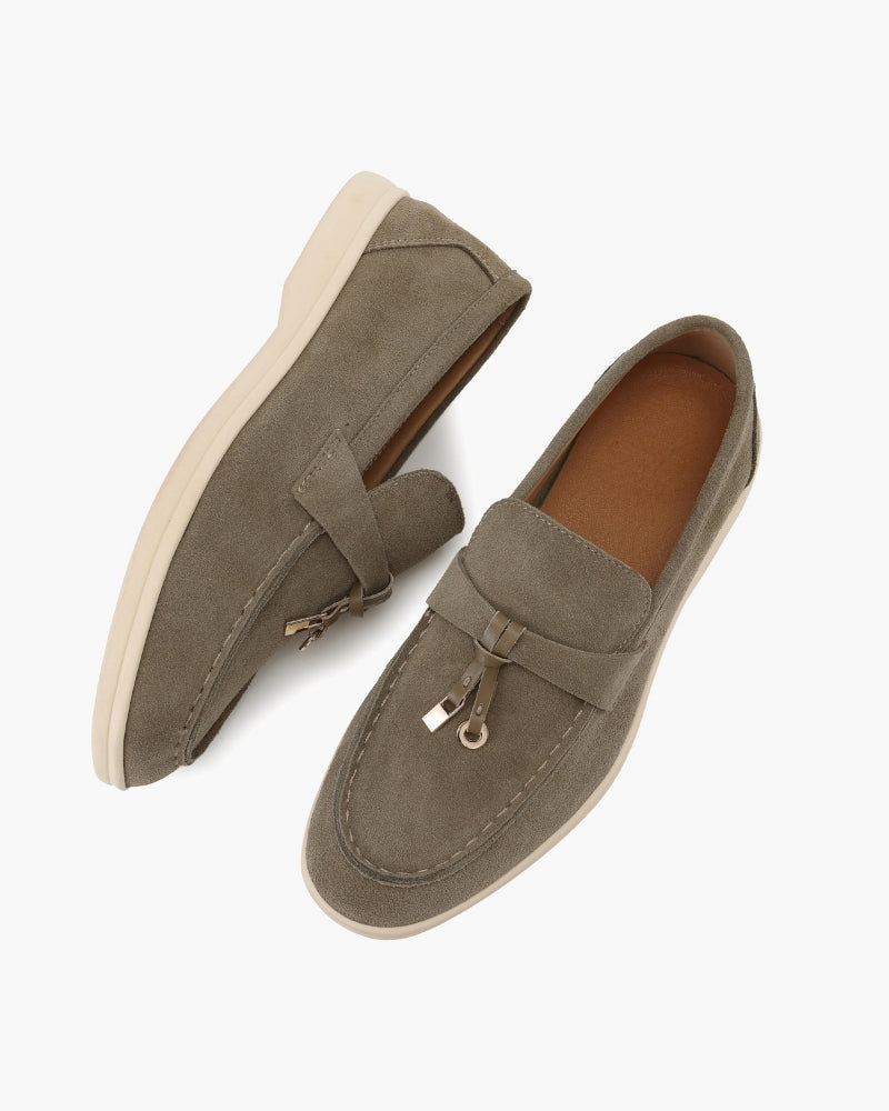 Mocassins en Suédine – Élégance intemporelle & confort absolu