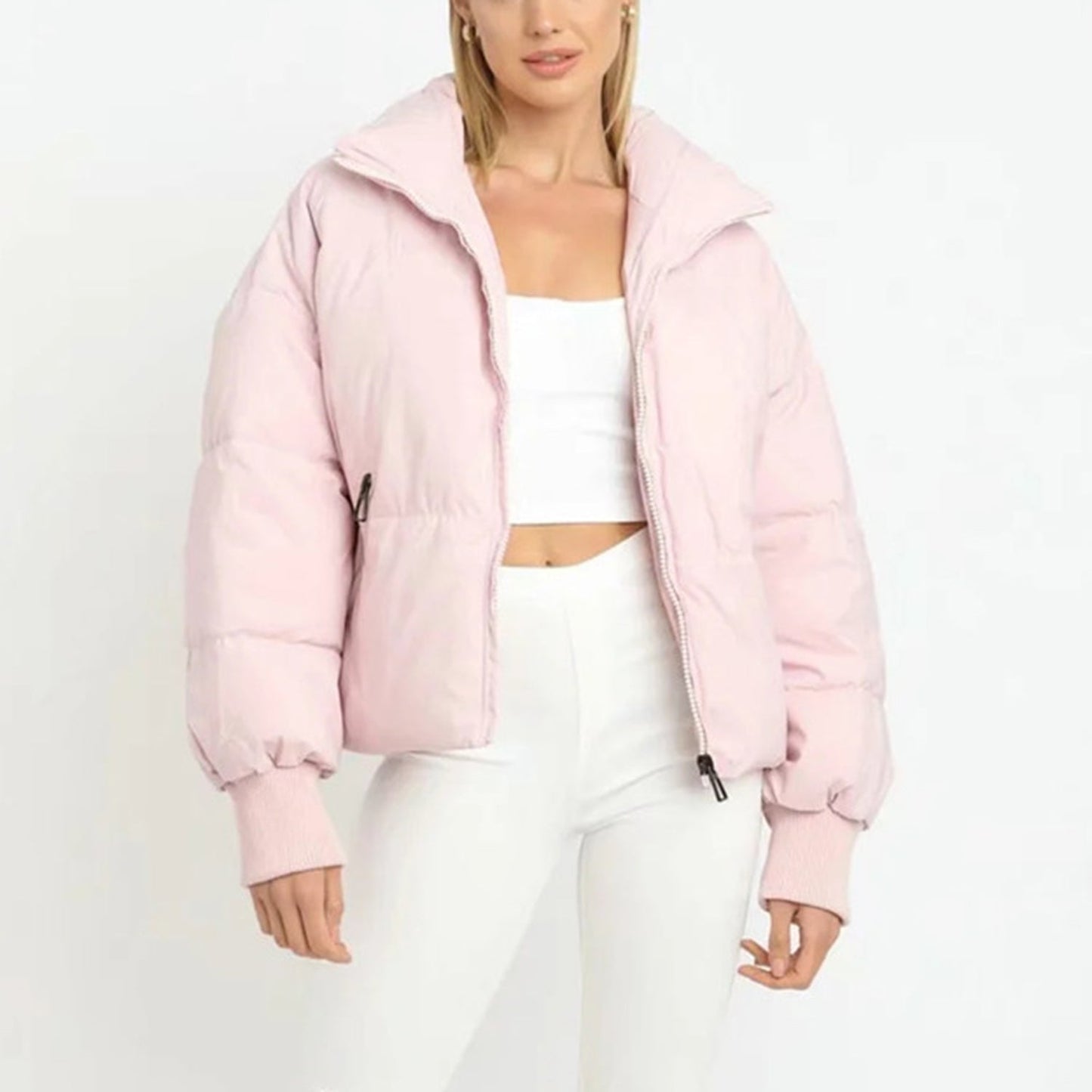 Veste Puffer Croppée – Chaleur & Design Élégant