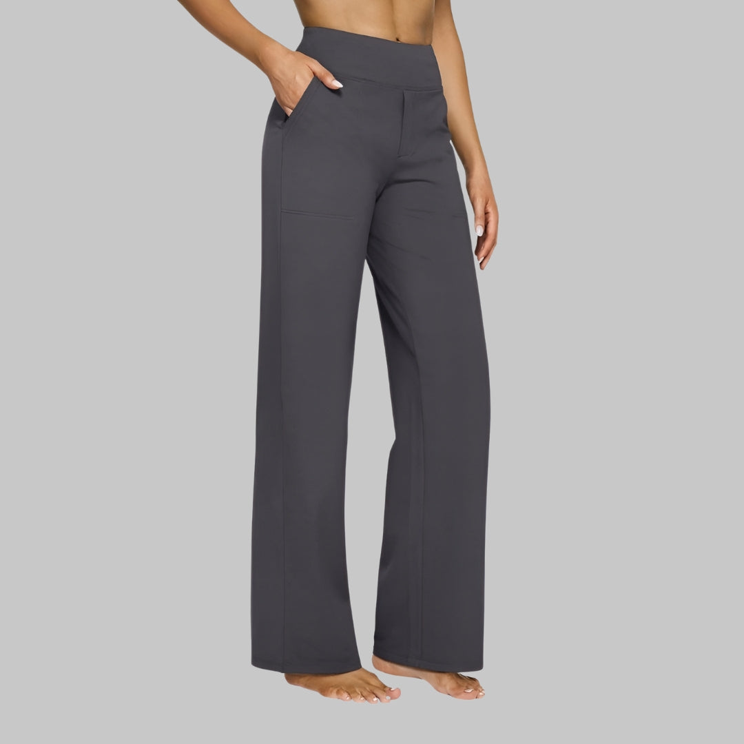 Pantalon Taille Haute – Confort Absolu et Élégance Naturelle
