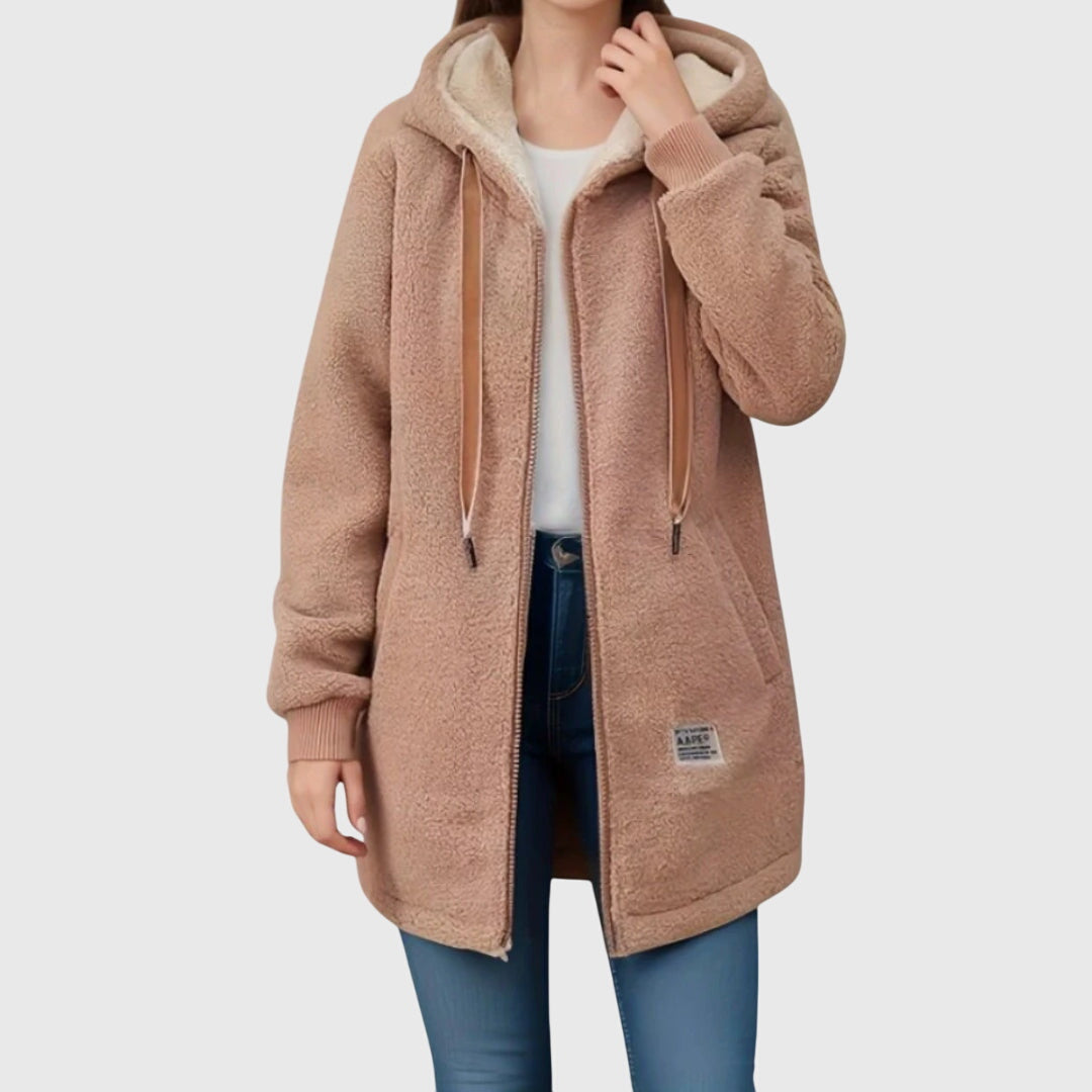 Veste en polaire teddy – Chaleur douce et élégance décontractée