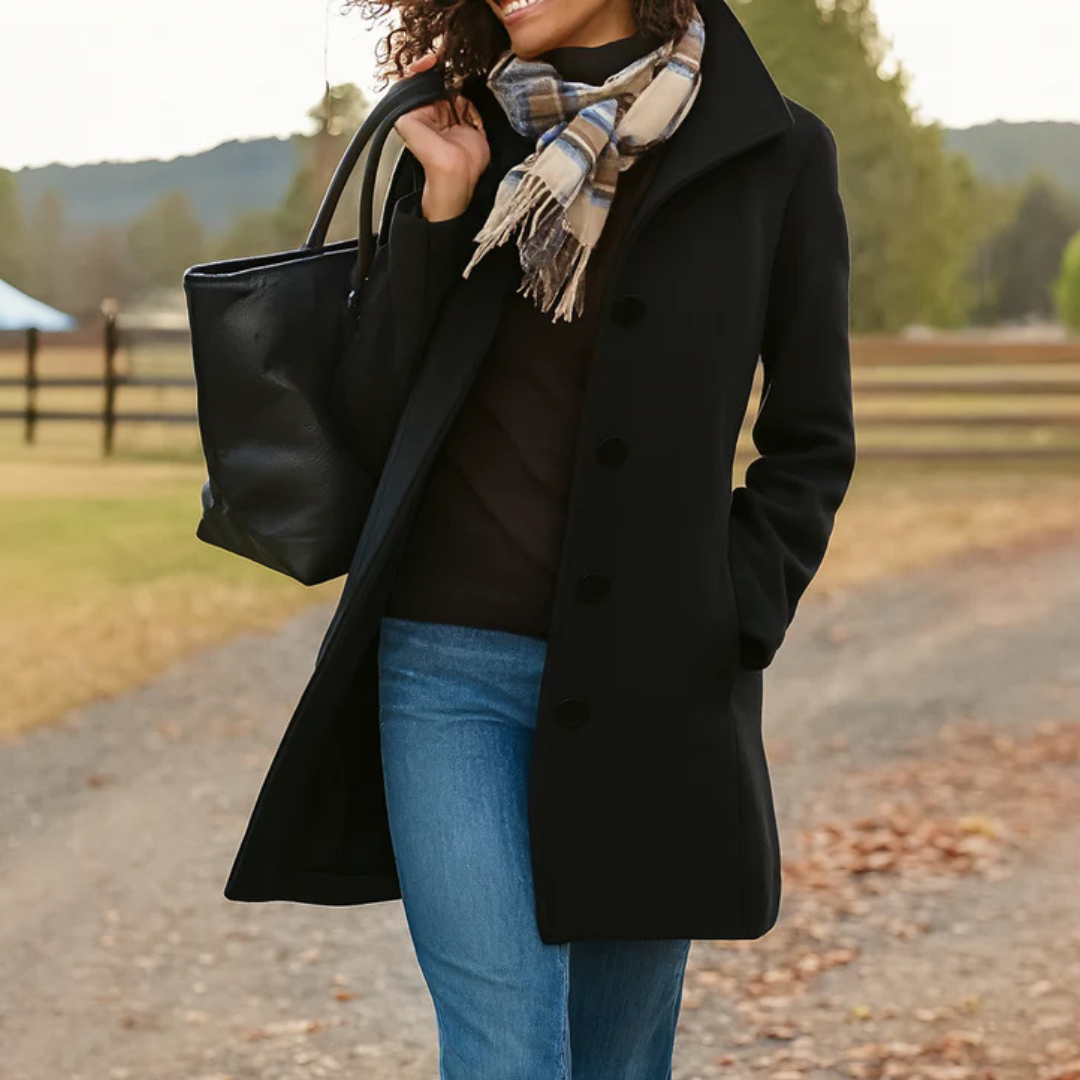 Manteau long en laine – élégance intemporelle et chaleur assurée