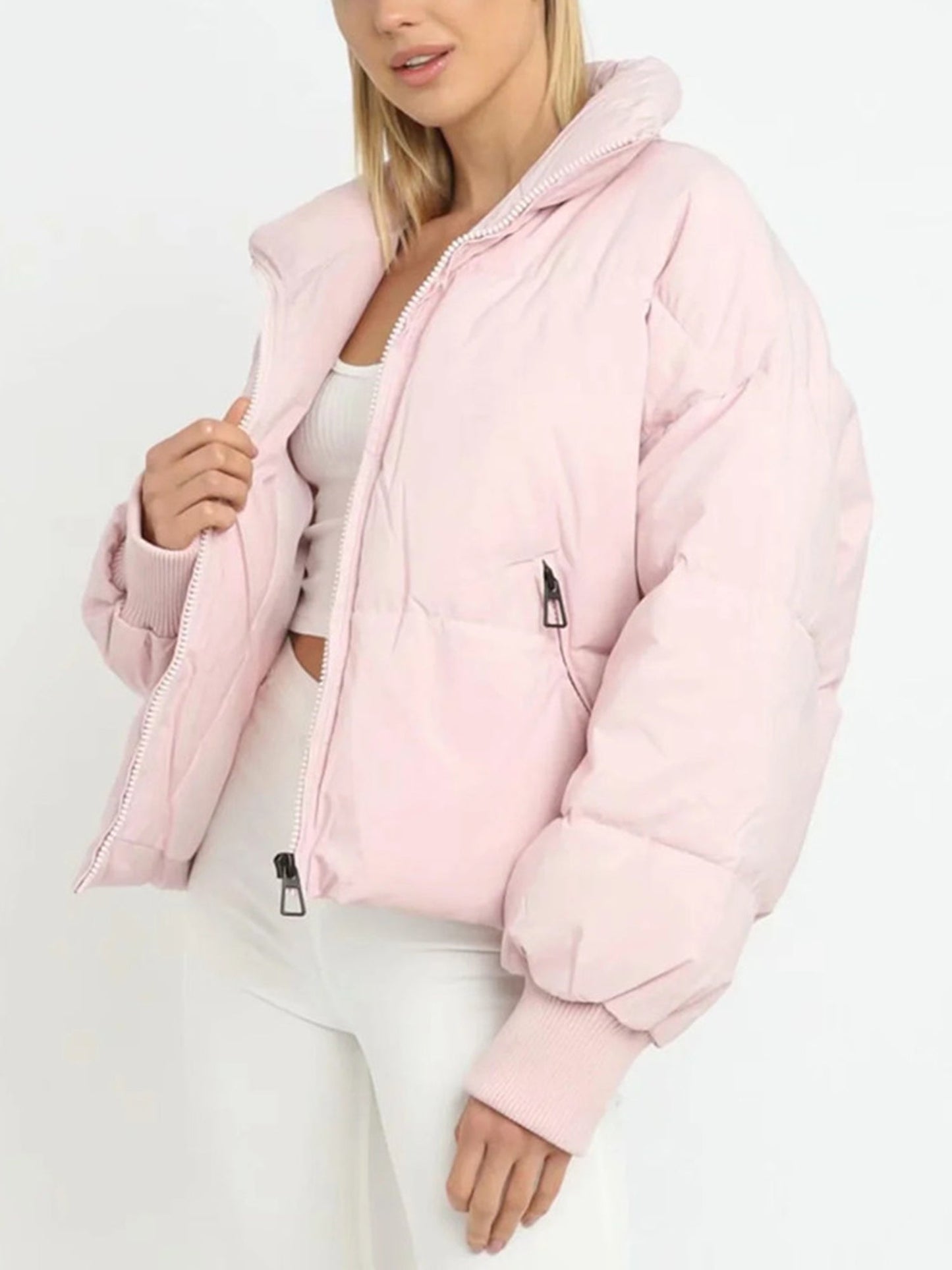 Veste Puffer Croppée – Chaleur & Design Élégant