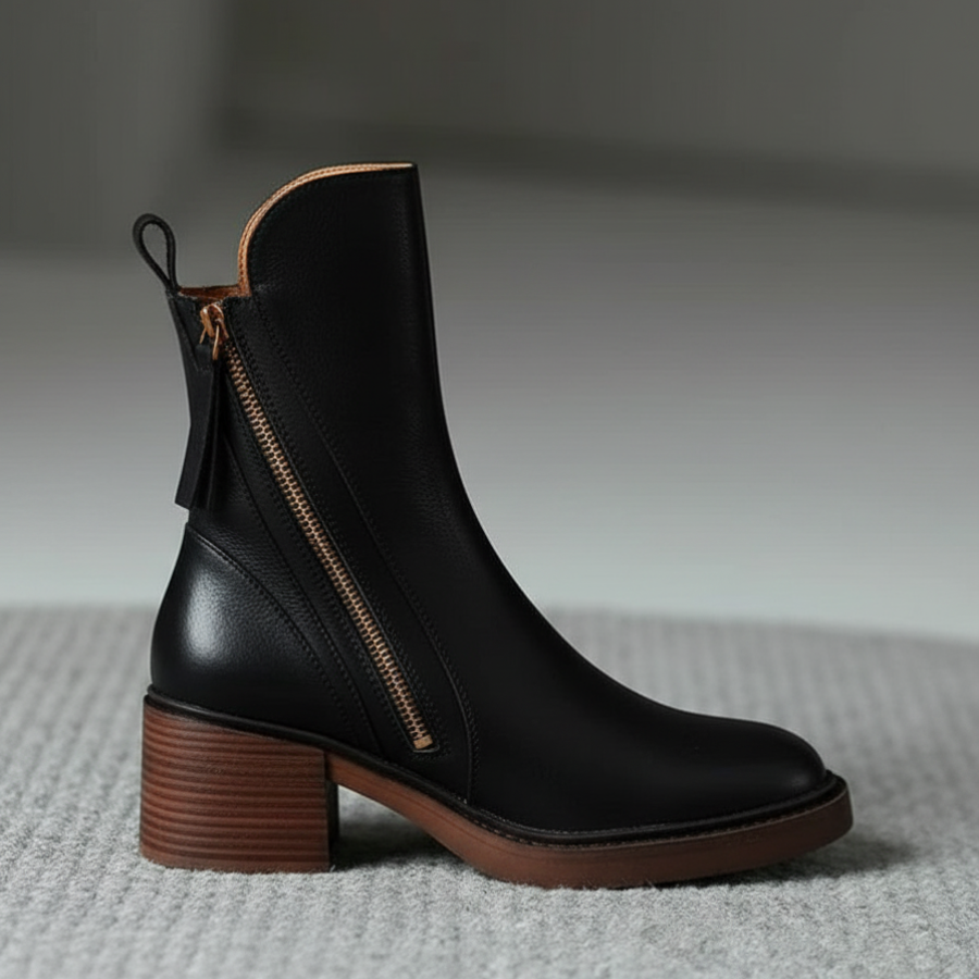Bottines élégantes – Confort, hauteur & imperméabilité