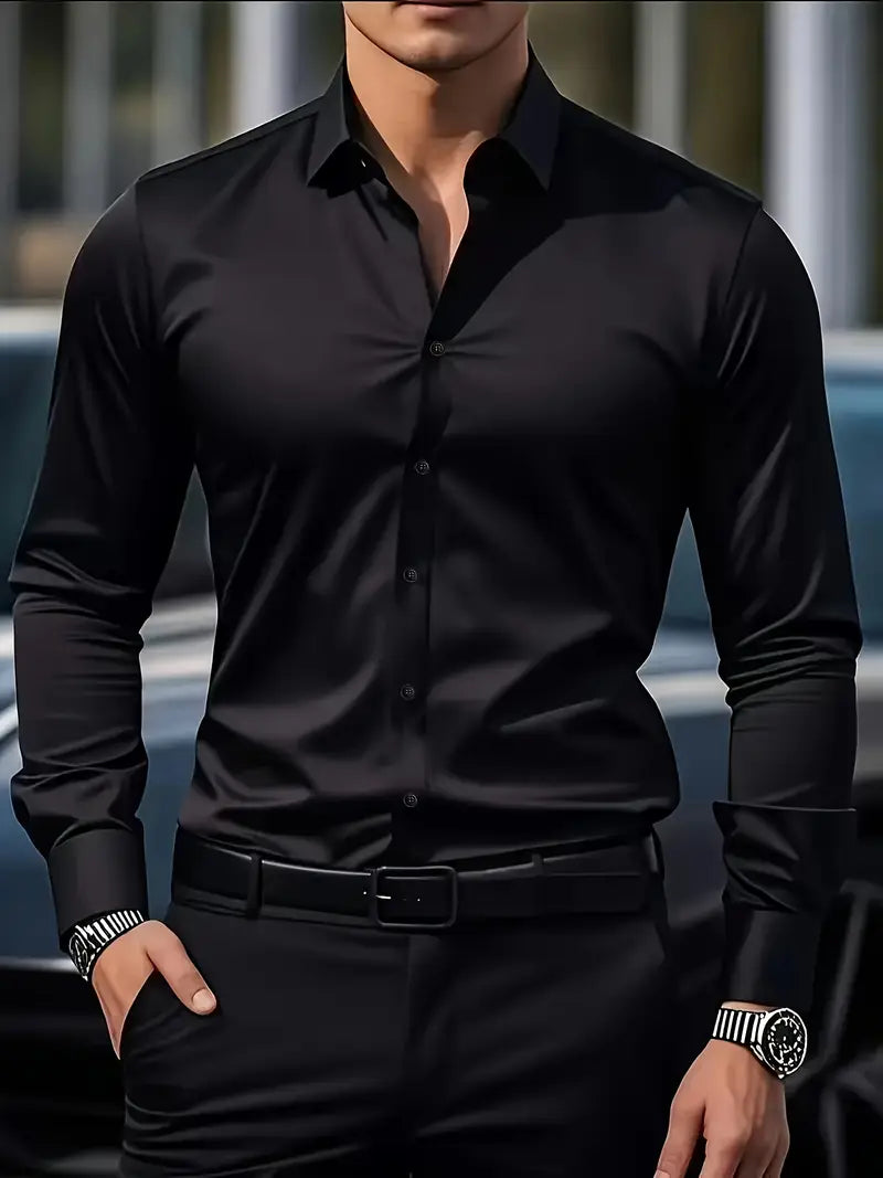 Chemise Slim Fit – Respirante & Élégance Intemporelle