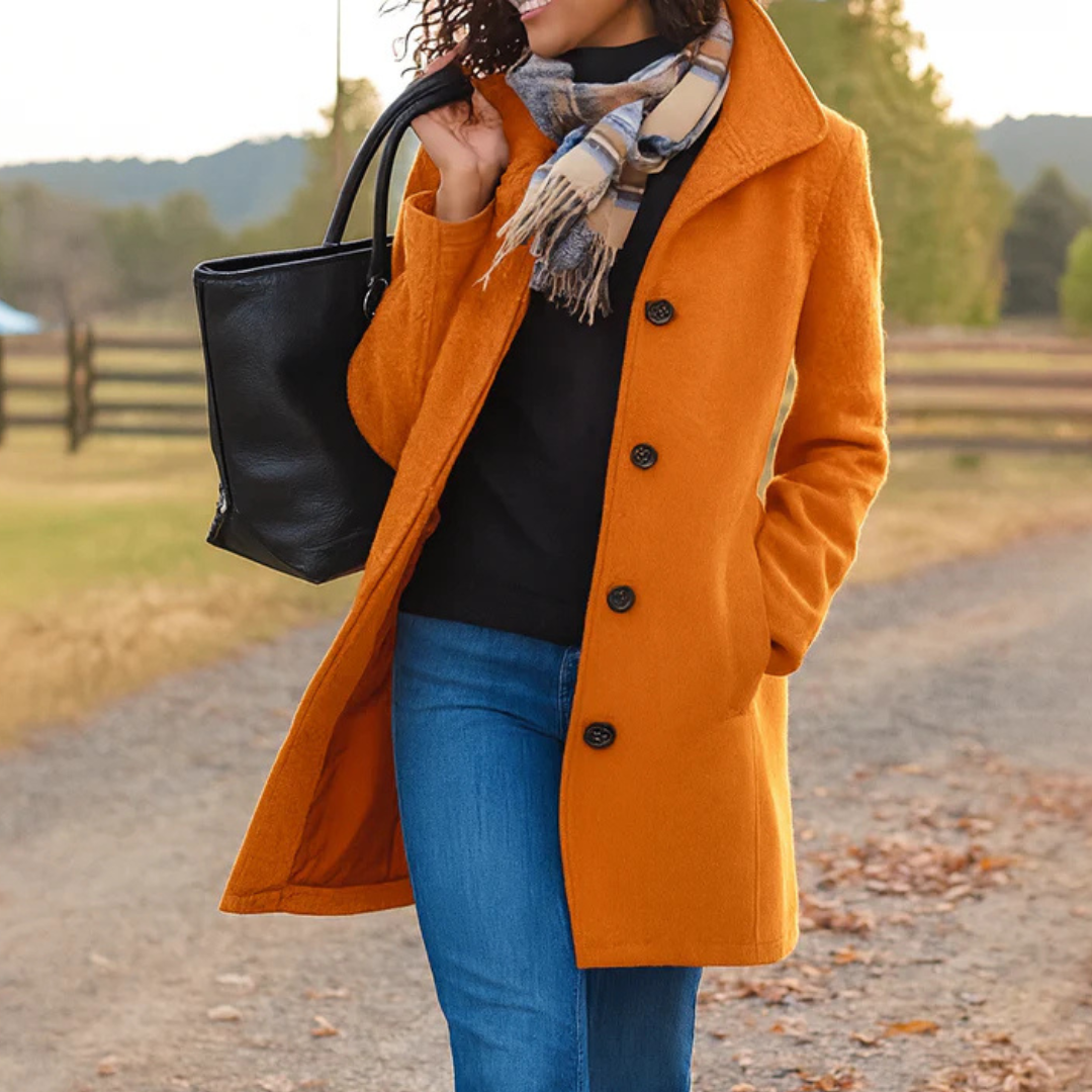 Manteau long en laine – élégance intemporelle et chaleur assurée