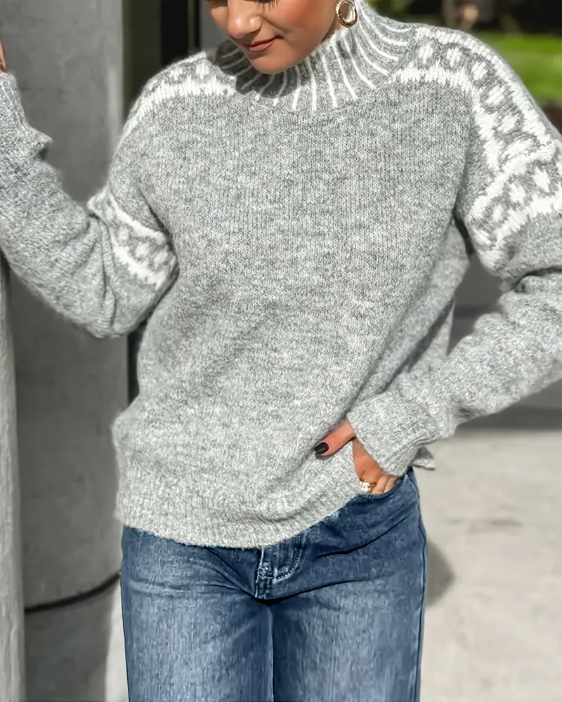 Pull Tricoté Doux – Élégance chaude et confort intemporel