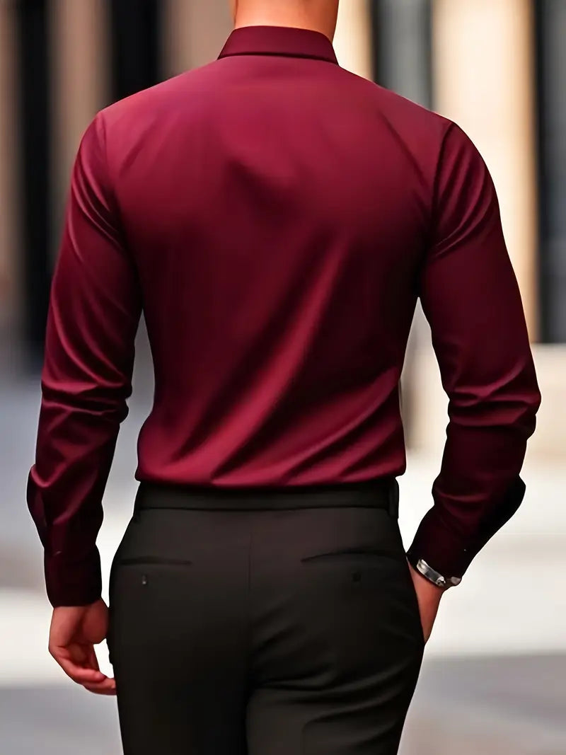 Chemise Slim Fit – Respirante & Élégance Intemporelle