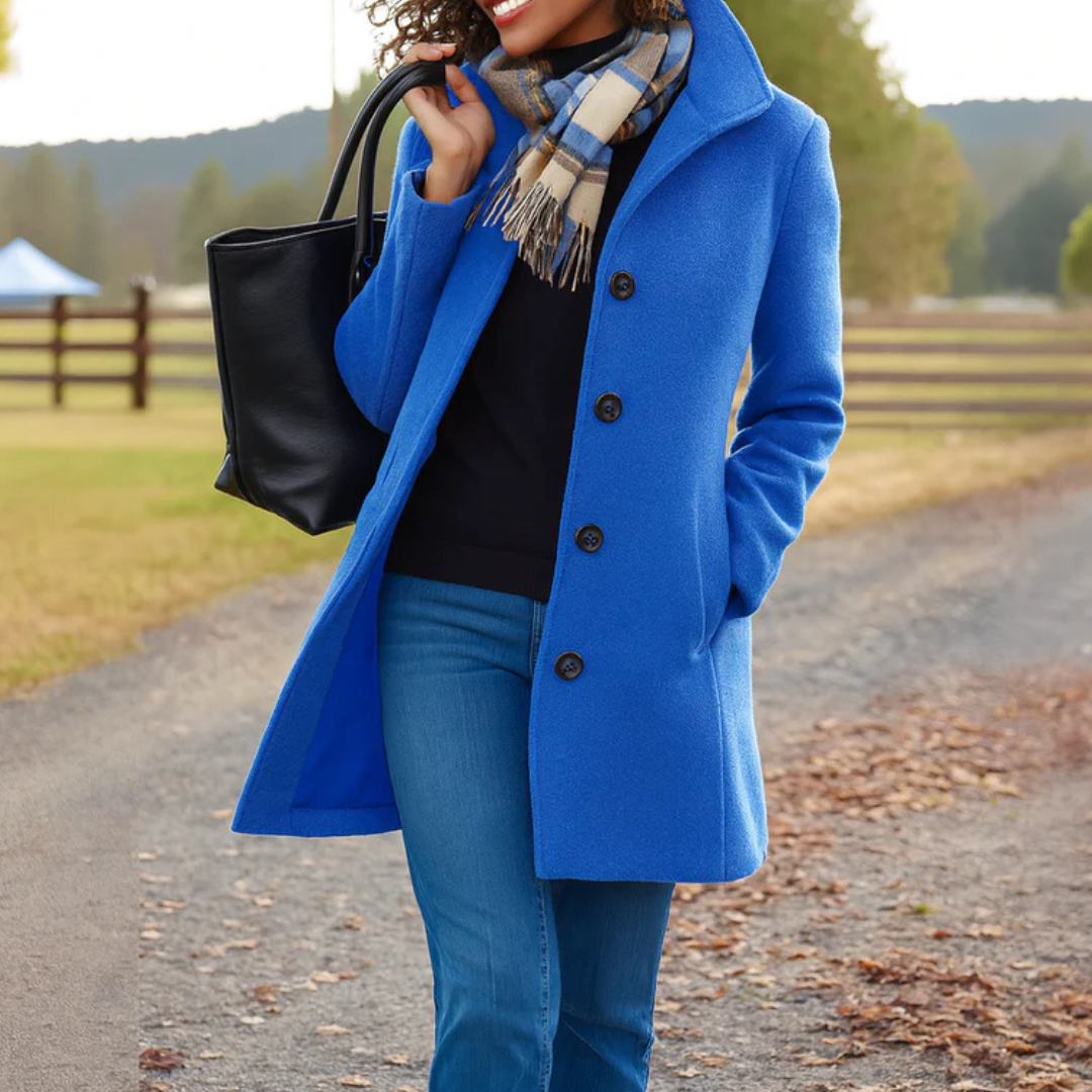 Manteau long en laine – élégance intemporelle et chaleur assurée