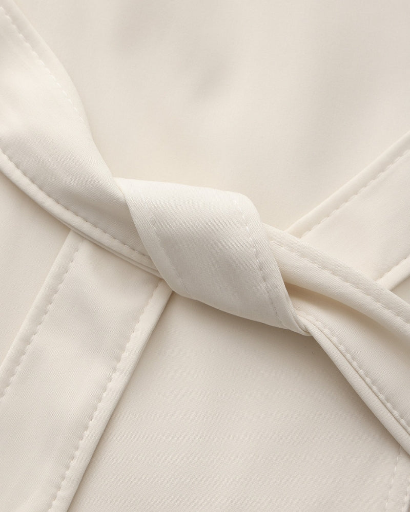 Trench Élégant – Coupe Longue et Design Confortable
