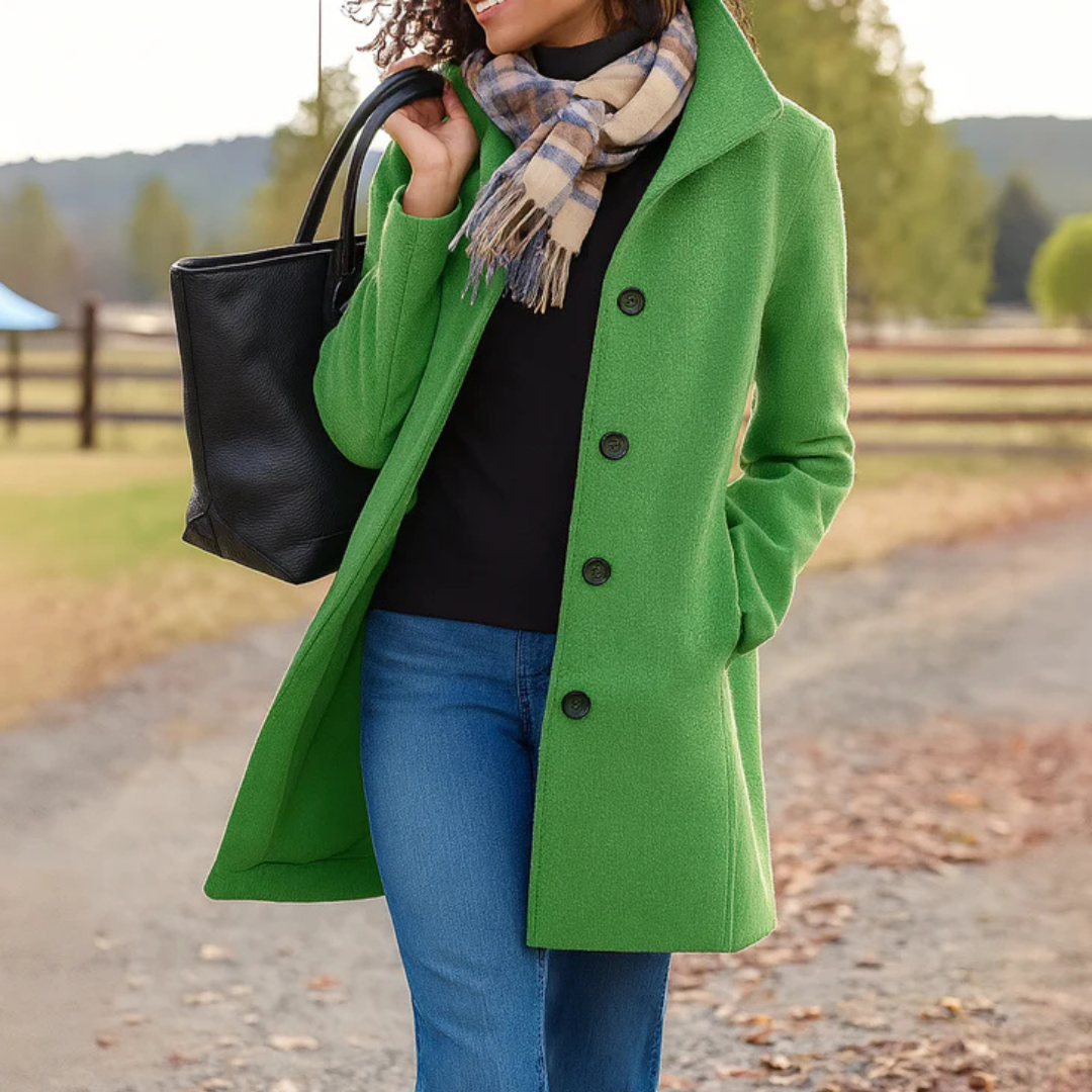 Manteau long en laine – élégance intemporelle et chaleur assurée