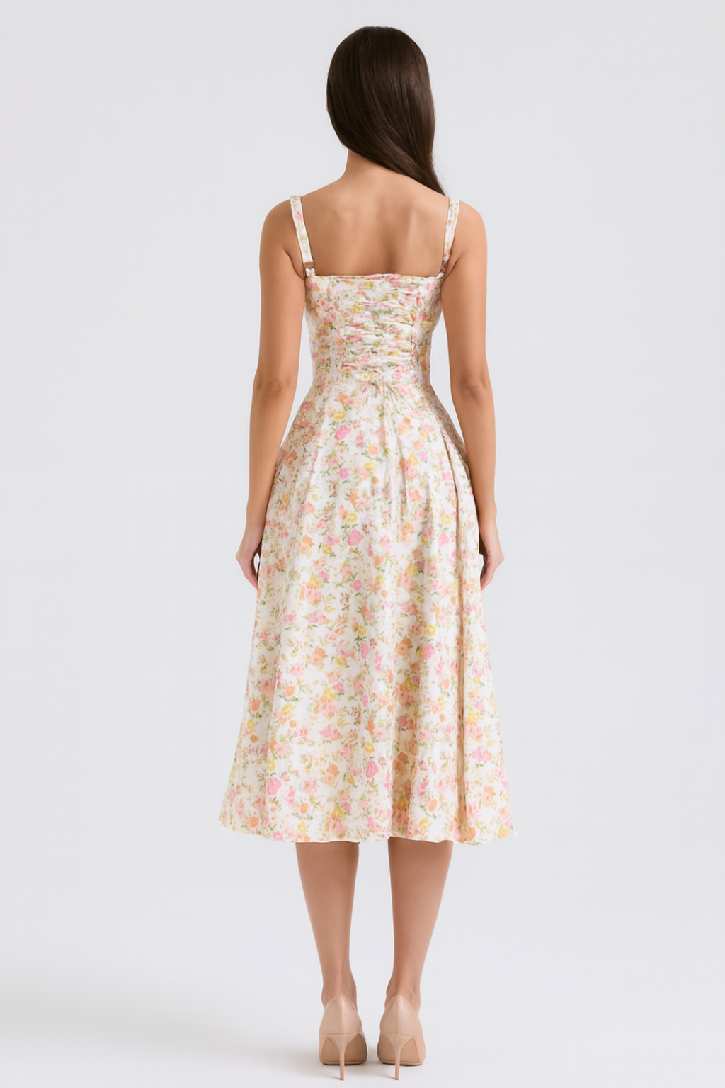 Robe Maxi – Imprimé Fleuri Romantique et Confort Aérien