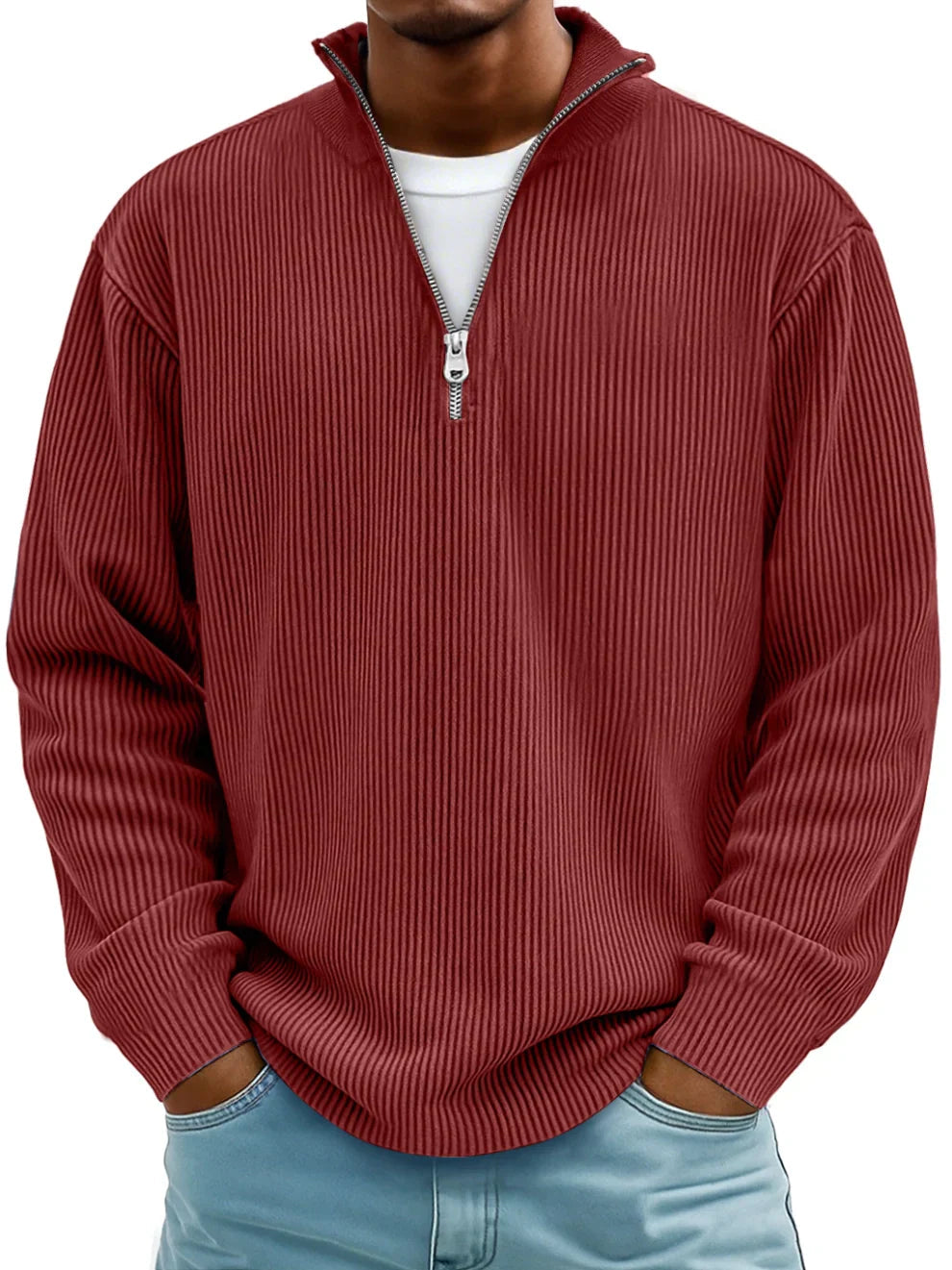 Pull Demi-Zip – Style Moderne et Confort Absolu