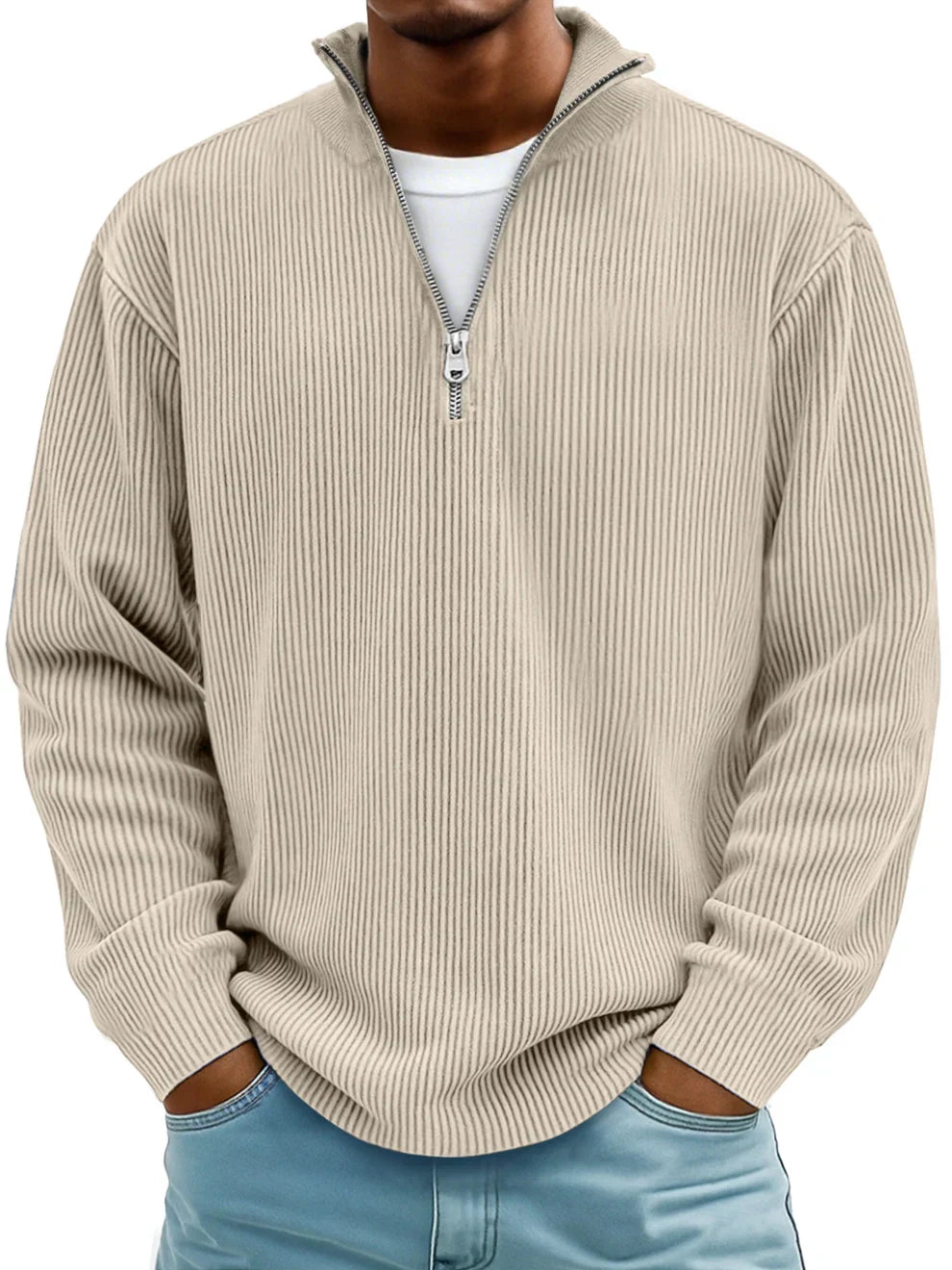 Pull Demi-Zip – Style Moderne et Confort Absolu
