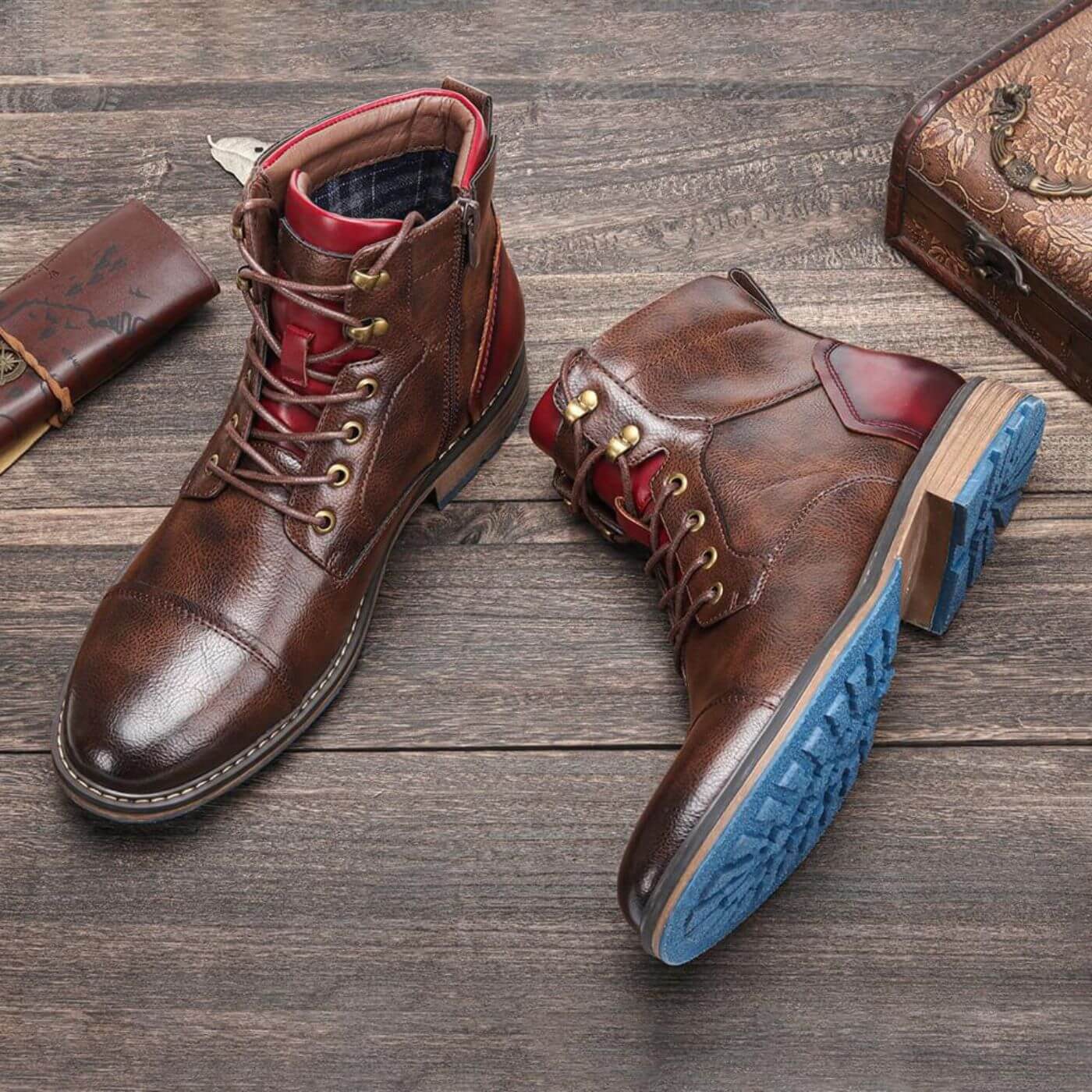 Bottes Oxford en Cuir – Élégance et confort à chaque pas