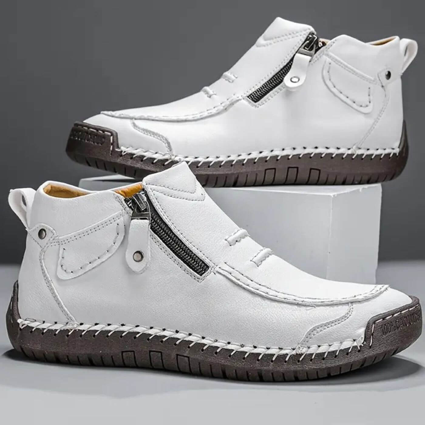 Bottines en cuir – Style intemporel et confort quotidien