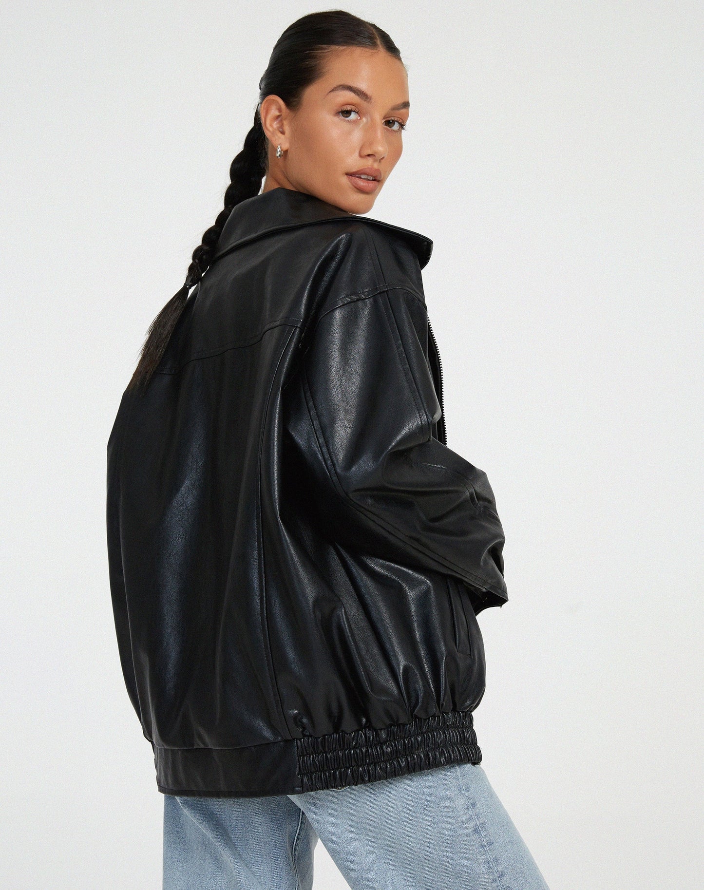 Veste en Cuir PU – Design Durable et Intemporel