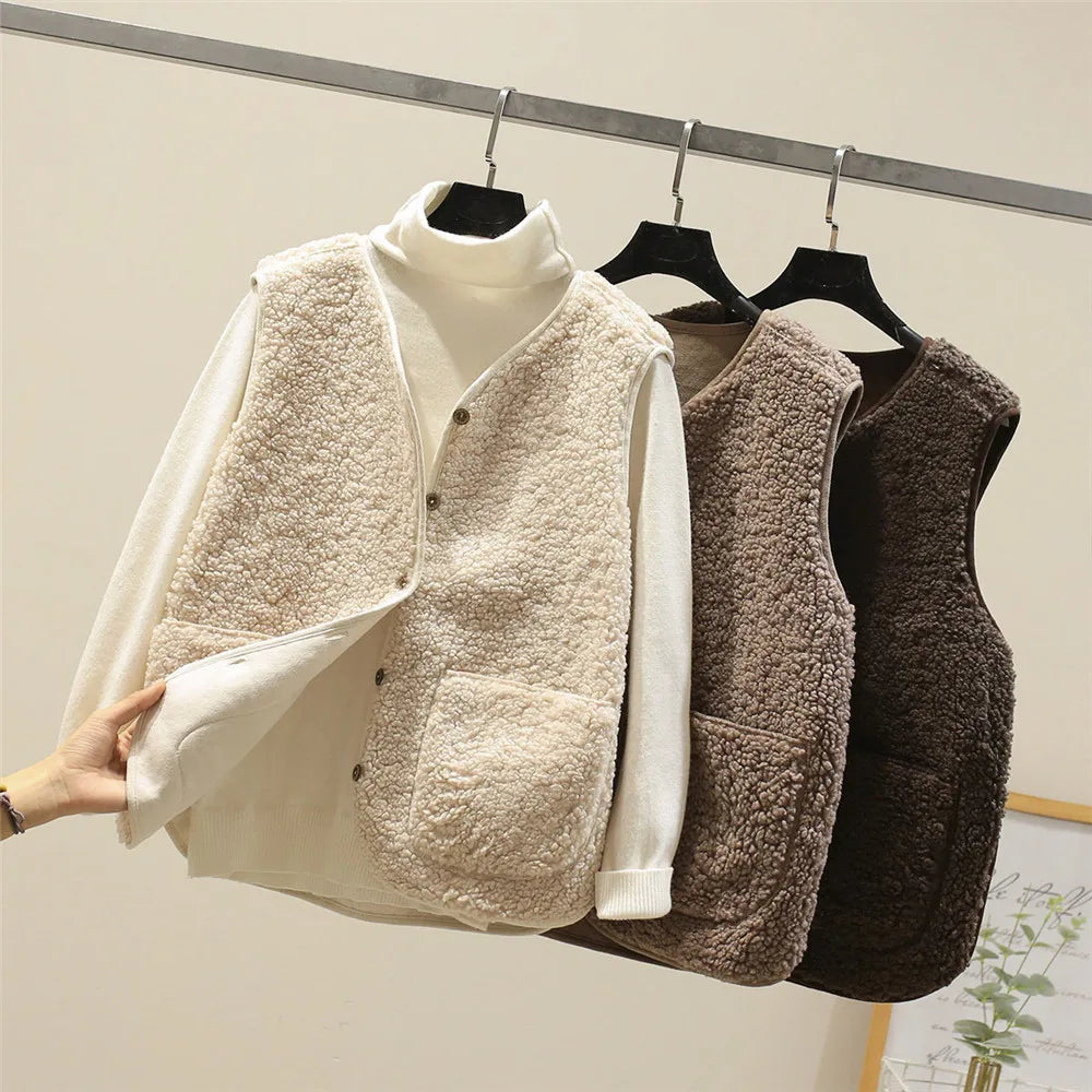 Gilet de Luxe en Laine – Chaud & Élégant avec Détails Poches