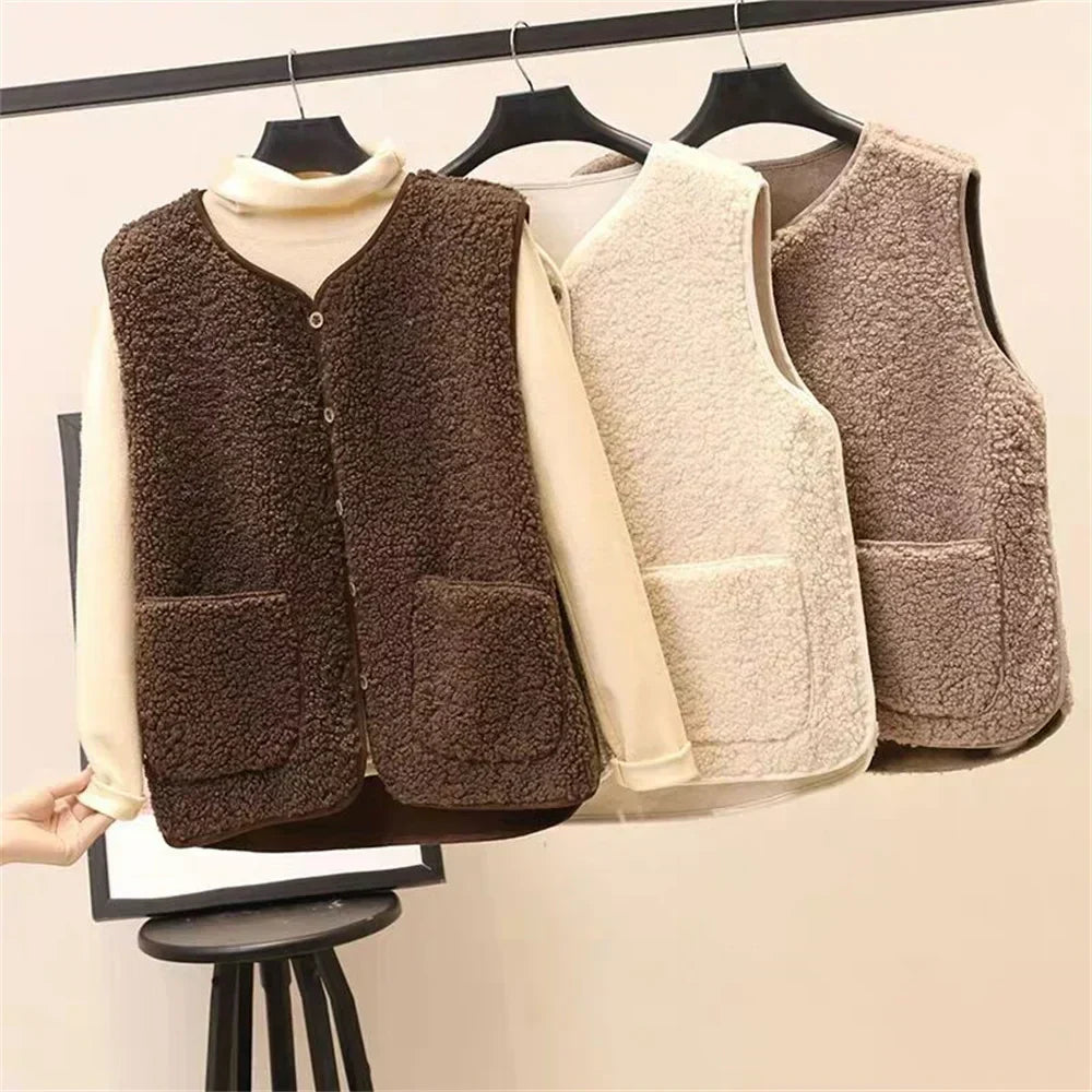 Gilet de Luxe en Laine – Chaud & Élégant avec Détails Poches