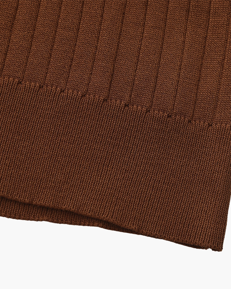 Polo – Maille côtelée premium et élégance intemporelle