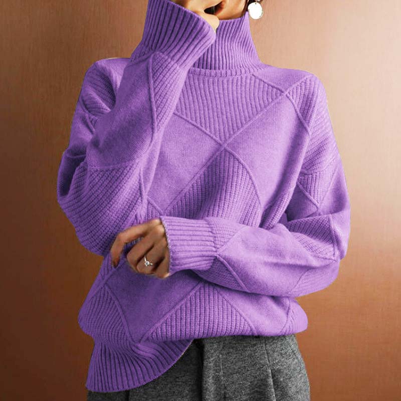 Pull Col Roulé – Chaleur Douce et Élégance Intemporelle