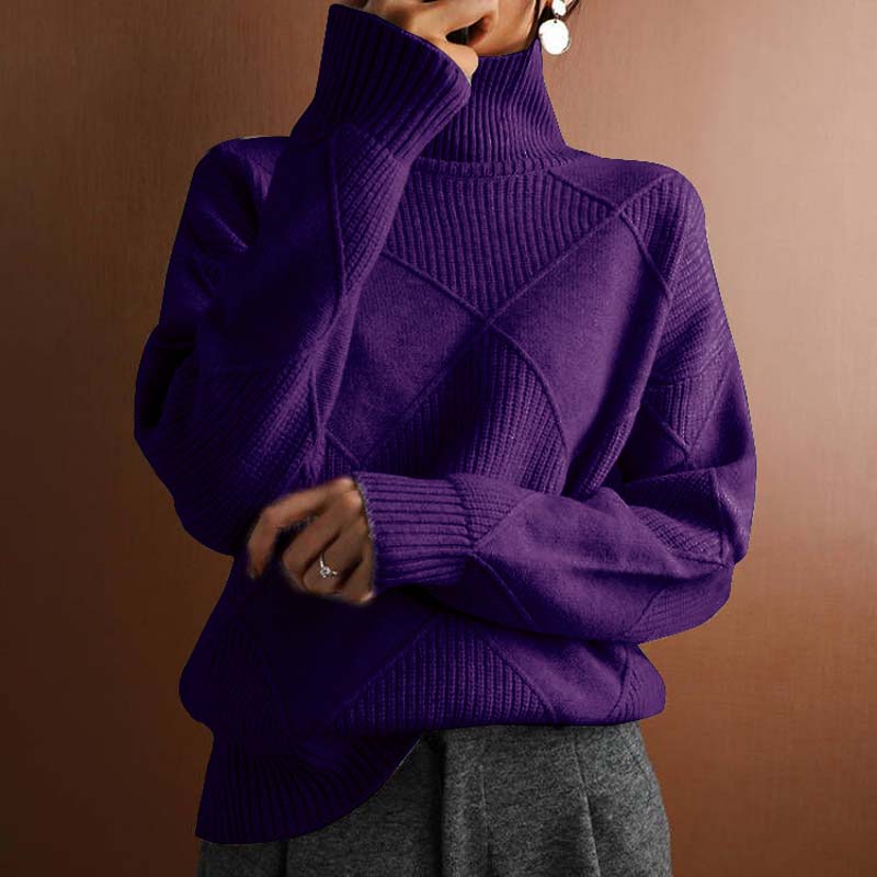 Pull Col Roulé – Chaleur Douce et Élégance Intemporelle