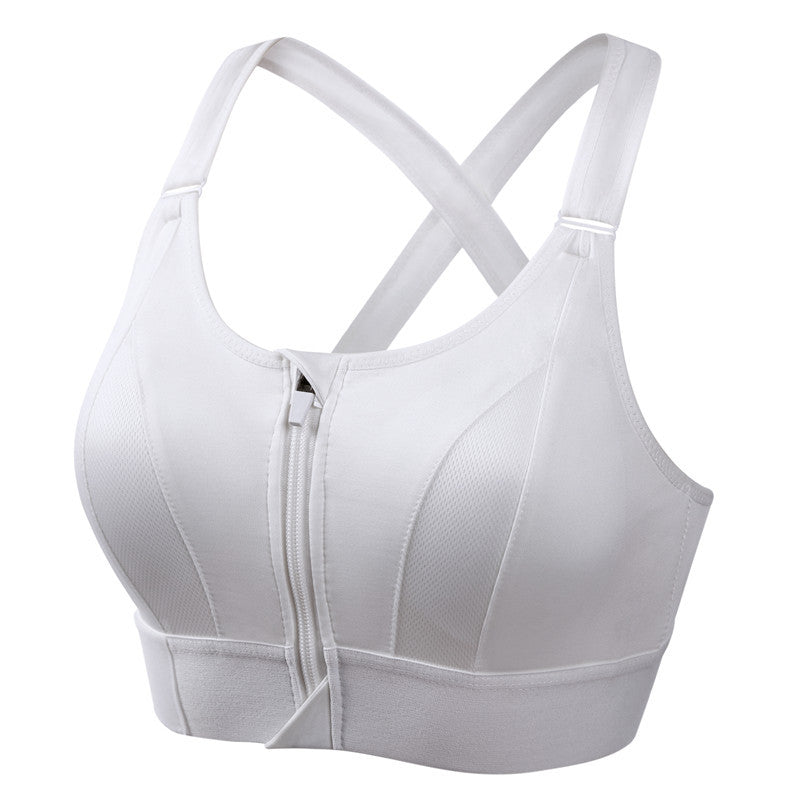 Soutien-gorge de sport à fermeture éclair – maintien maximal et confort respirant