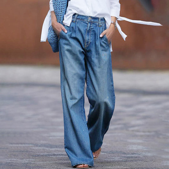 Jean en Denim – Coupe Flatteuse et Élégance Intemporelle