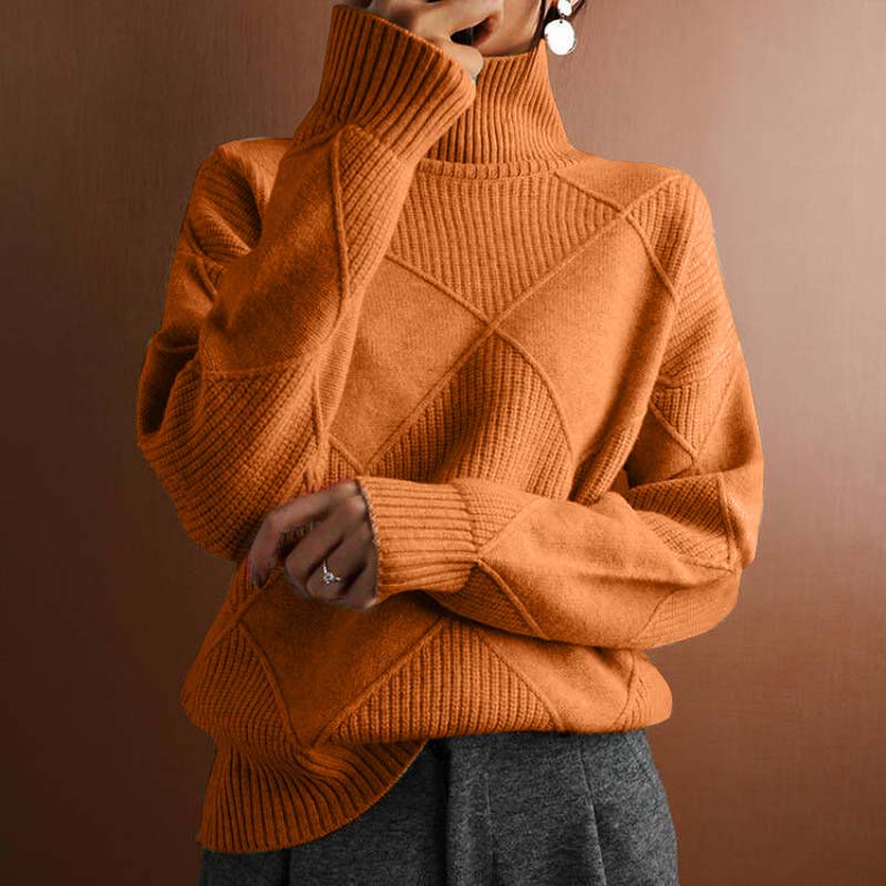 Pull Col Roulé – Chaleur Douce et Élégance Intemporelle