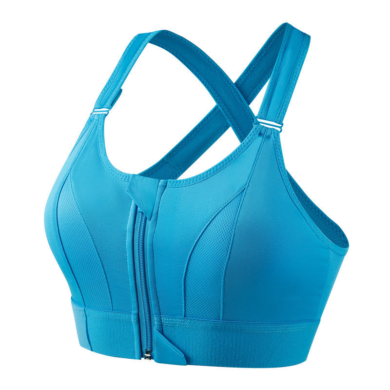 Soutien-gorge de sport à fermeture éclair – maintien maximal et confort respirant
