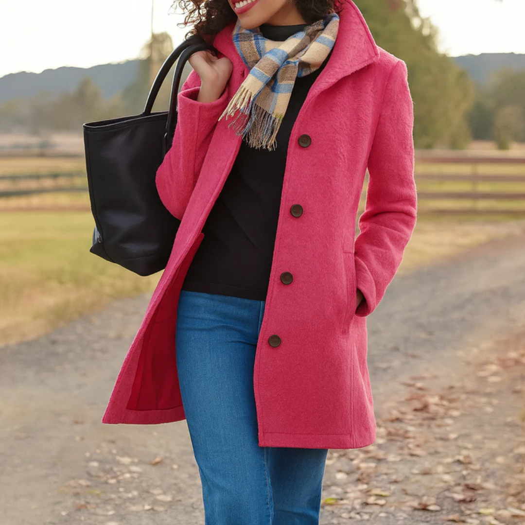 Manteau long en laine – élégance intemporelle et chaleur assurée