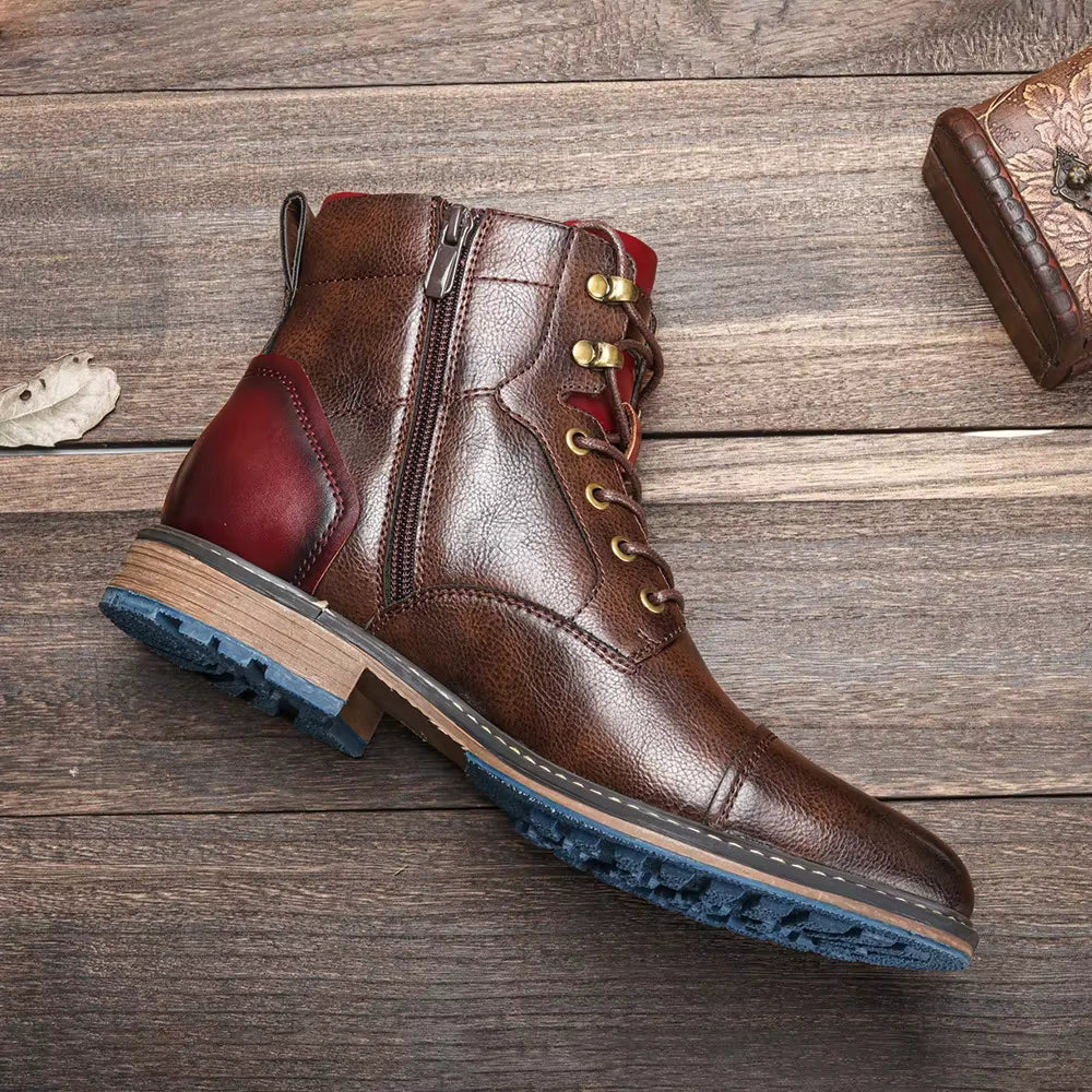 Bottes Oxford en Cuir – Élégance et confort à chaque pas