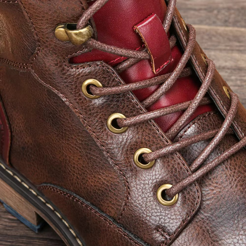 Bottes Oxford en Cuir – Élégance et confort à chaque pas