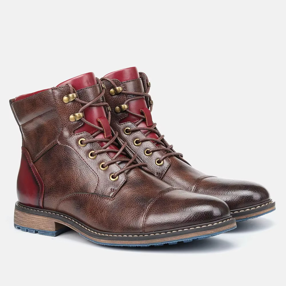 Bottes Oxford en Cuir – Élégance et confort à chaque pas