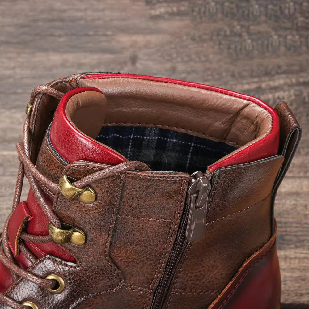 Bottes Oxford en Cuir – Élégance et confort à chaque pas