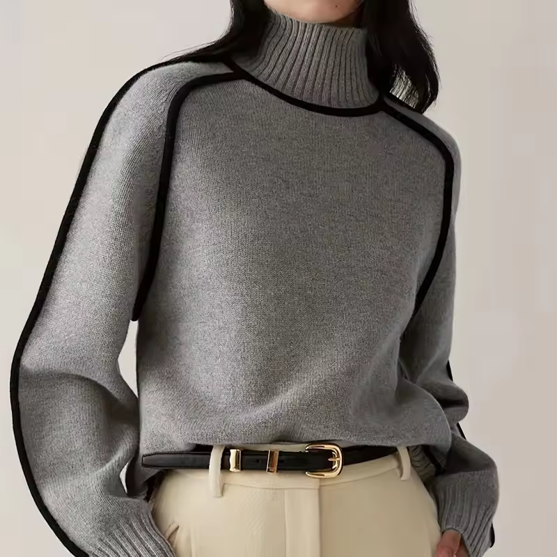 Col Roulé en Maille – Confort Douillet & Style Polyvalent