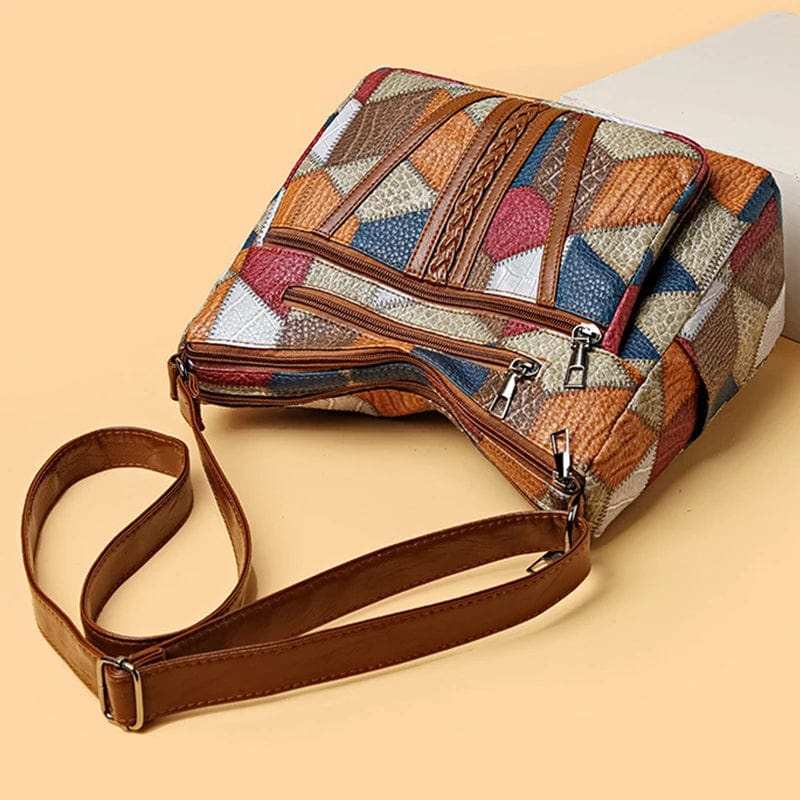 Sac Bandoulière Patchwork – Élégant, Pratique et Confortable