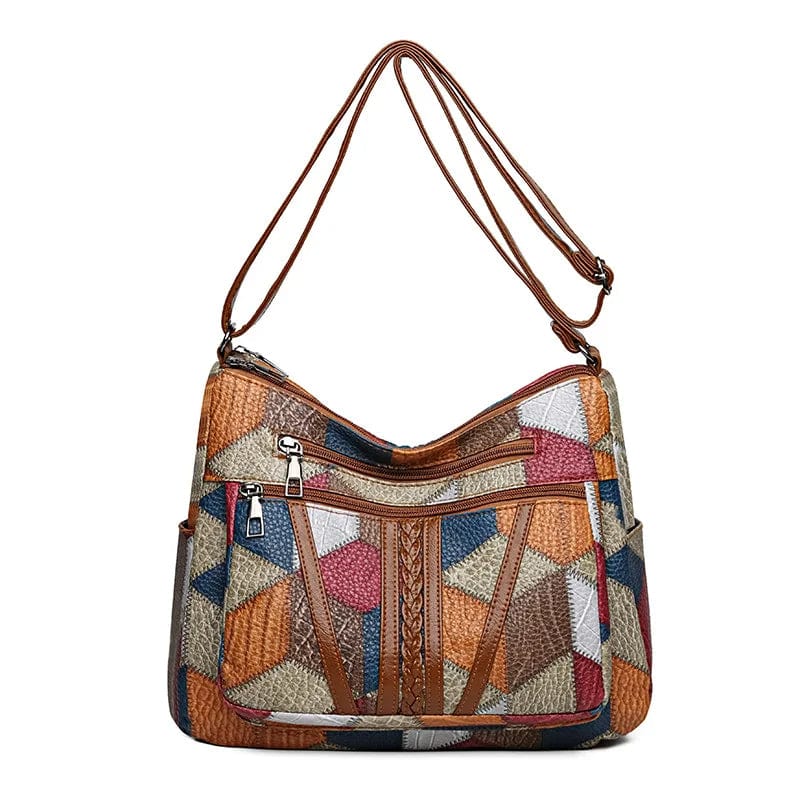 Sac Bandoulière Patchwork – Élégant, Pratique et Confortable