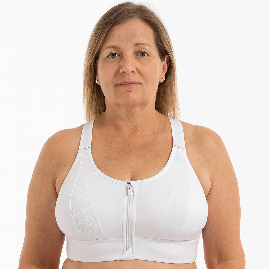 Soutien-gorge de sport à fermeture éclair – maintien maximal et confort respirant