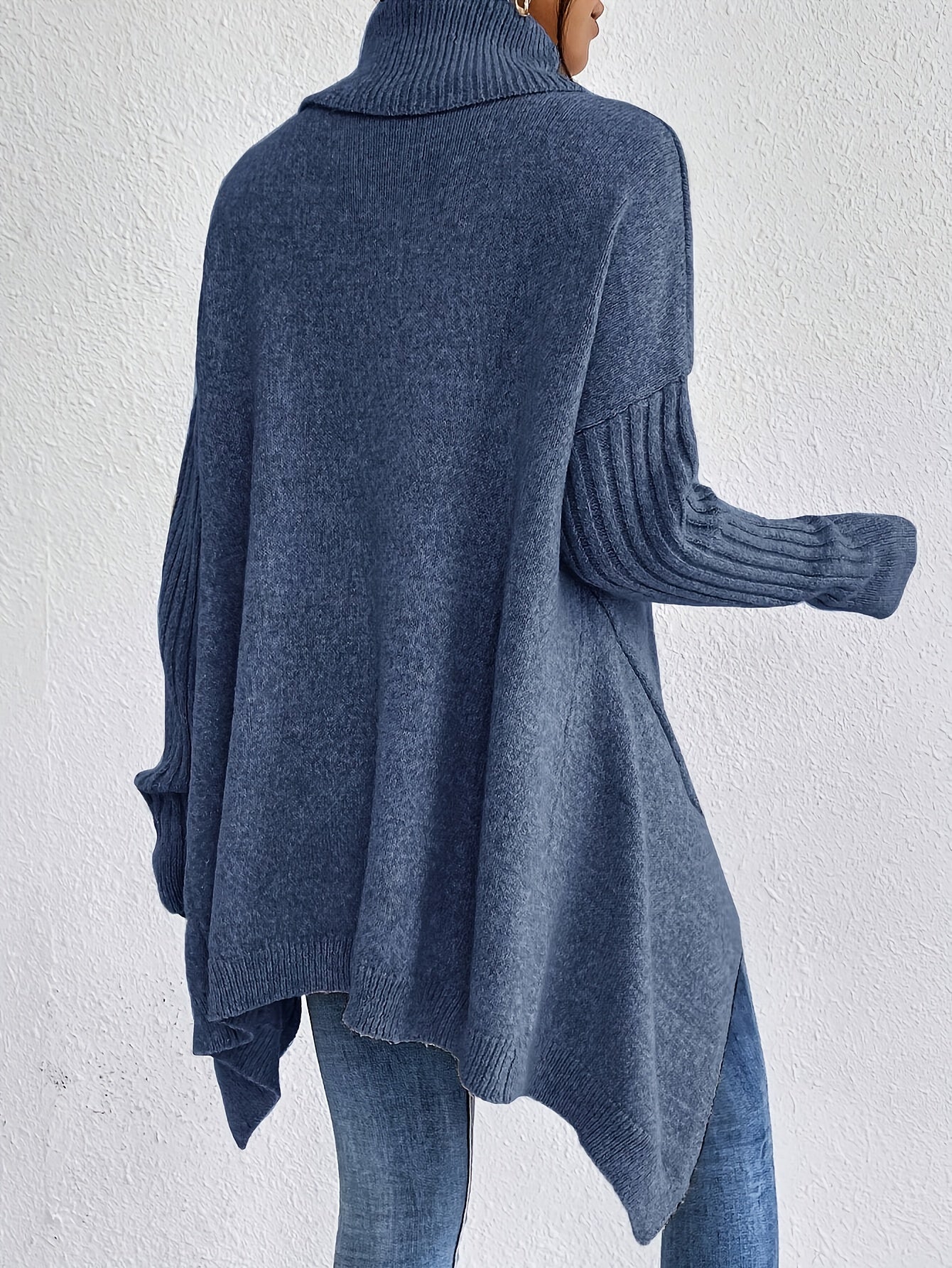 Pull oversize à col montant – Chaleur, douceur et élégance
